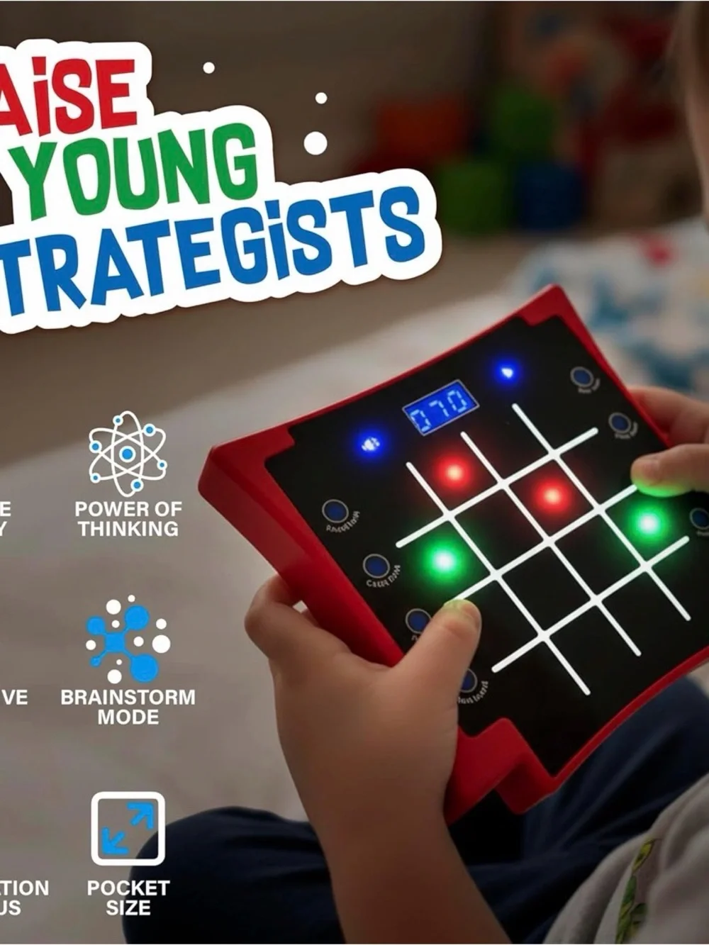 NEW Intellect Fun Pad Ages 6-12 Arcade Action Mobil Game 8 Games Included !